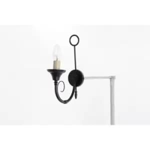 Classica wall light Black 1 bulb 32.5cm