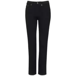 AWDis So Denim Womens/Ladies Katy Straight Leg Jeans (10/L) (Black)