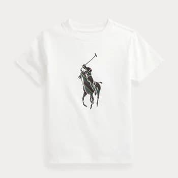 Ralph Lauren Boys' Horse T-Shirt - Deckwash White - 10-12 Years