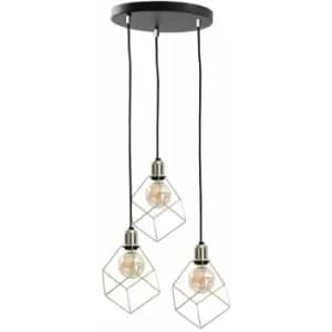 Keter Taho Cluster Pendant Ceiling Light Gold, 32cm, 3x E27