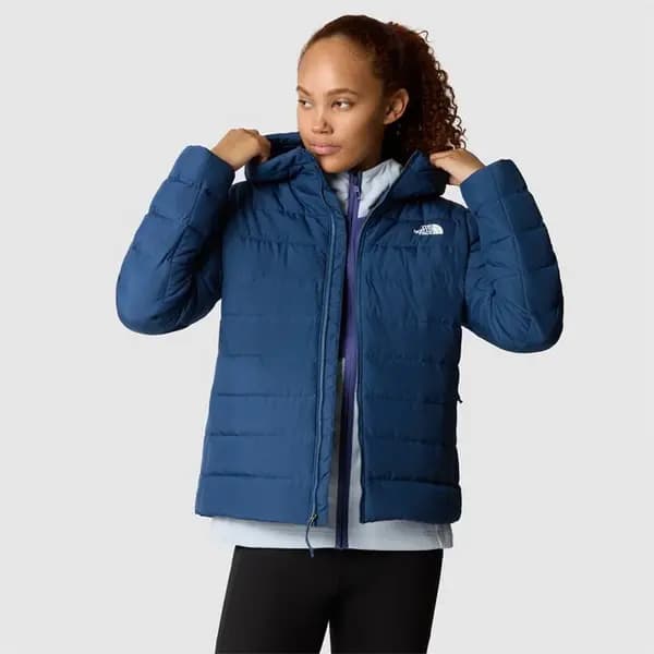 The North Face Womens Aconcagua Hooded Down Jacket - Blue 8
