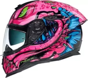 Nexx SX.100R Abisal Helmet, pink, Size L, pink, Size L