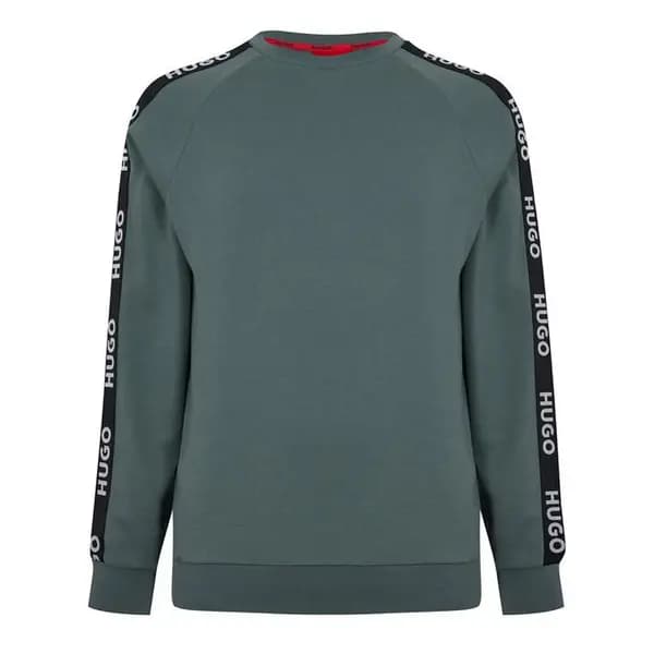 Hugo Boss Lounge Sporty Logo Sweatshirt - Green L