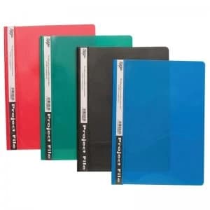 Sundry A4 Project File 2 Assorted (Pack of 25)