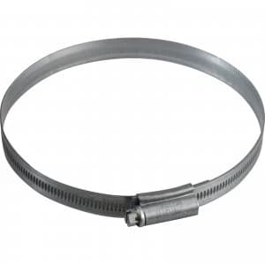 Jubilee Zinc Plated Hose Clip 90mm - 120mm Pack of 1