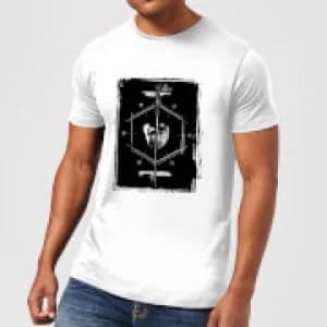 Harry Potter Harry Voldemort Wand Mens T-Shirt - White - 3XL