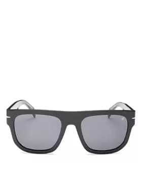 David Beckham Mens Flat Top Sunglasses, 54mm