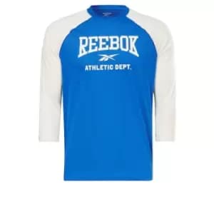 Reebok Workout Ready Supremium three quarterT-Shirt Mens - Vector Blue