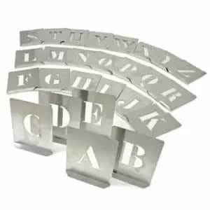 Kennedy 150MM (Set of 26) Zinc Stencil Letters