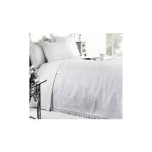 Double Bed Mafalda White Bedspread Portuguese Style Sofa Bed Throw Mix Cotton