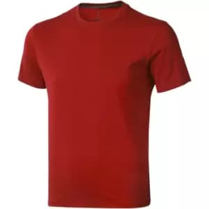 Elevate Mens Nanaimo Short Sleeve T-Shirt (M) (Red)