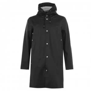 Stutterheim Hooded Coat - Black