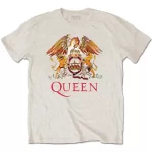 Queen - Classic Crest Unisex Medium T-Shirt - Neutral