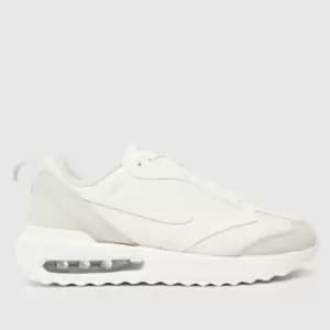 Nike White & Beige Air Max Dawn Trainers