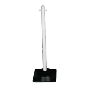 Slingsby Post White Freestanding Square Rubber Base