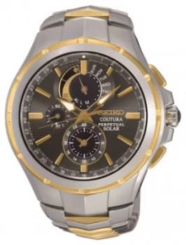 Seiko Coutura Perpetual Calendar Solar Powered Two Watch