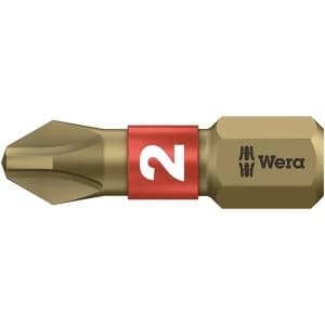 Wera 851/1 BTH BiTorsion Phillips Insert Bits Extra Hard PH3 x 25mm (Pack 10)