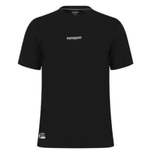 Superdry Micro Logo T Shirt - Black