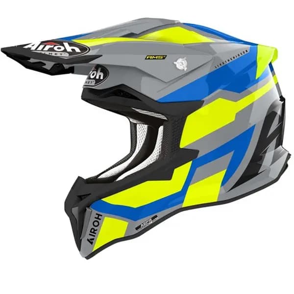 Airoh Strycker Glam Yellow Offroad Helmet Size L