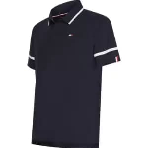 Tommy Sport Training S/S Polo - Blue