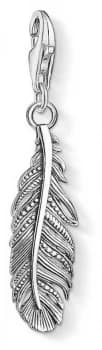 Thomas Sabo Ethnic Feather Sterling Silver Charm 1559-637-21 Jewellery