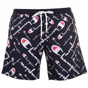 Champion AOP Swim Shorts - Navy AOP