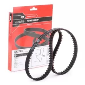 GATES Timing Belt 5127XS Cam Belt,Toothed Belt PEUGEOT,CITROEN,MEGA,206 Schragheck (2A/C),206 SW (2E/K),106 II Schragheck (1A_, 1C_)