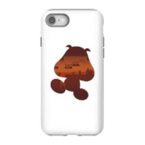 Nintendo Super Mario Goomba Silhouette Phone Case - iPhone 8 - Tough Case - Gloss