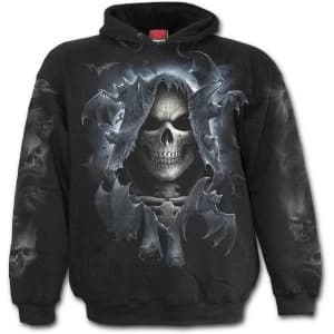 Reaper Bats Mens Small Hoodie - Black