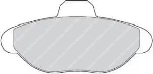 Ferodo FDB749 Brake Pad Set Front Axle Premier Car