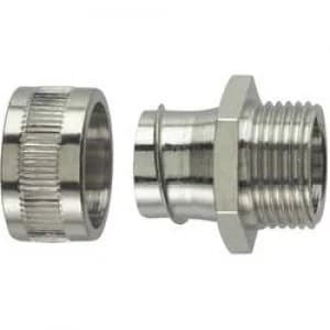HellermannTyton 166 30301 SC12 FM M16 HelaGuard Metallic Conduit Screw Fitting Nickel plated brass Metal