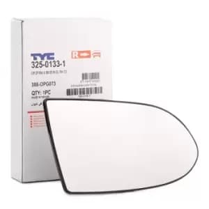 TYC Wing Mirror Glass OPEL 325-0133-1 6428750,90580752