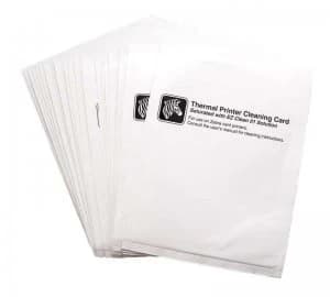 Zebra Printer Cleaning Card - 25 Pack