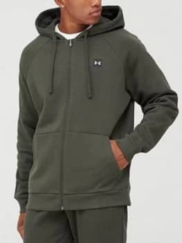 Urban Armor Gear Rival Fleece Full Zip Hoodie - Green/White
