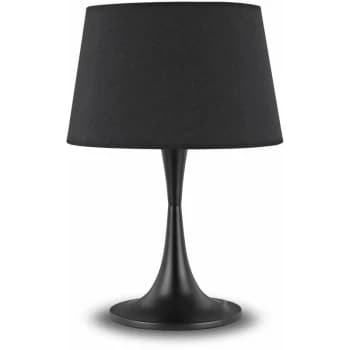 Ideal Lux London - 1 Light Large Table Lamp Black, E27