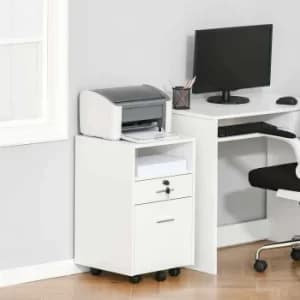 Trevaylor Mobile Filing Cabinet, white