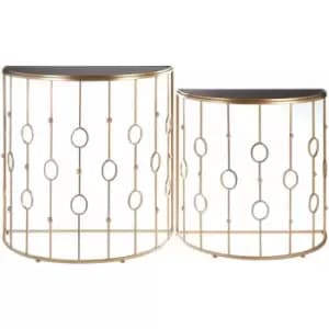 Faiza Art Deco Console Tables - Premier Housewares