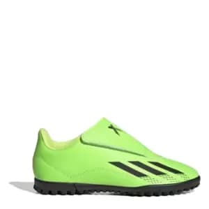adidas X Speedportal.4 Velcro Astro Turf Football Boots Kids - Green