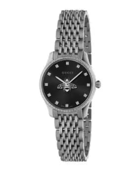 Gucci G-Timeless Black Dial Steel Womens Watch YA1265020 YA1265020