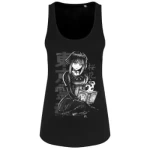 Tokyo Spirit Womens/Ladies Oka Monochrome Vest Top (L) (Black)