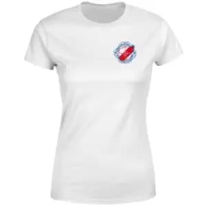 Jaws Smile Womens T-Shirt - White - L