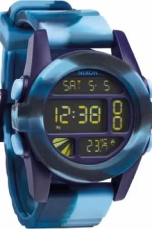 Mens Nixon The Unit Alarm Chronograph Watch A197-1726