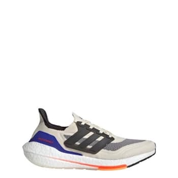 adidas Ultraboost 21 Mens Running Shoes - Wonder White / Carbon / Solar