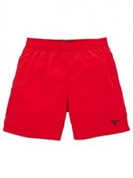 Barbour Boys Essential Swim Shorts - Red