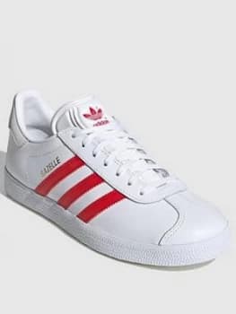 Adidas Gazelle - White/Red