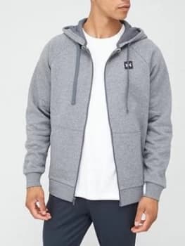 Urban Armor Gear Rival Fleece Full Zip Hoodie - Grey/White
