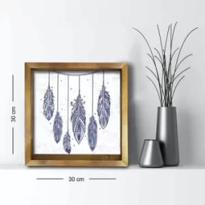 3030AHS-063 Multicolor Decorative Framed MDF Painting