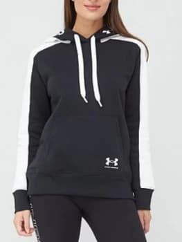 Urban Armor Gear Rival Fleece Graphic CB Hoodie - Black/White Size M Women