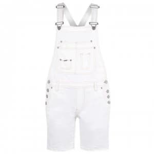 Pepe Jeans Abby Dungarees - Ecru Stone