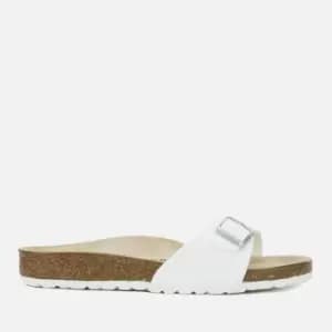 Birkenstock Womens Madrid Slim Fit Single Strap Sandals - White - EU 39/UK 5.5